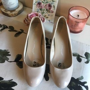 Memory foam fan wedge heels fancy cute simple